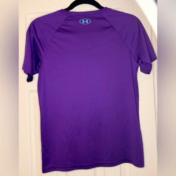 Under Armour Purple Kids Shirt - Picture 3 of 3